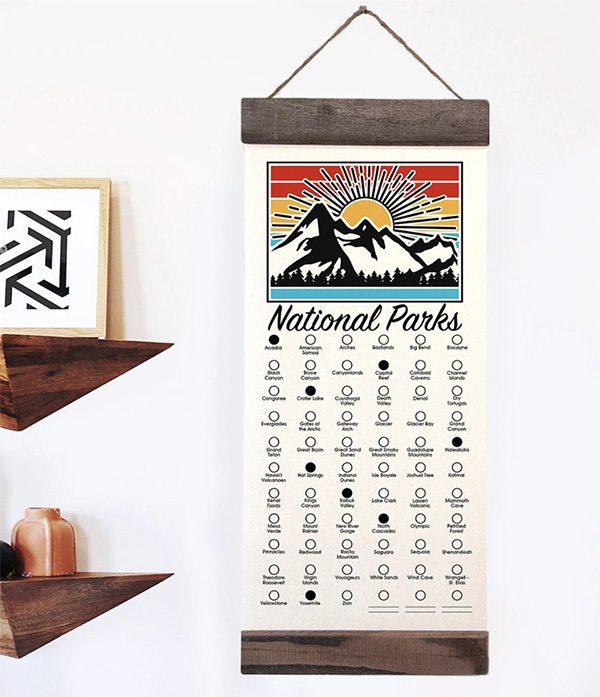 Travel Gifts | National Park Checklist