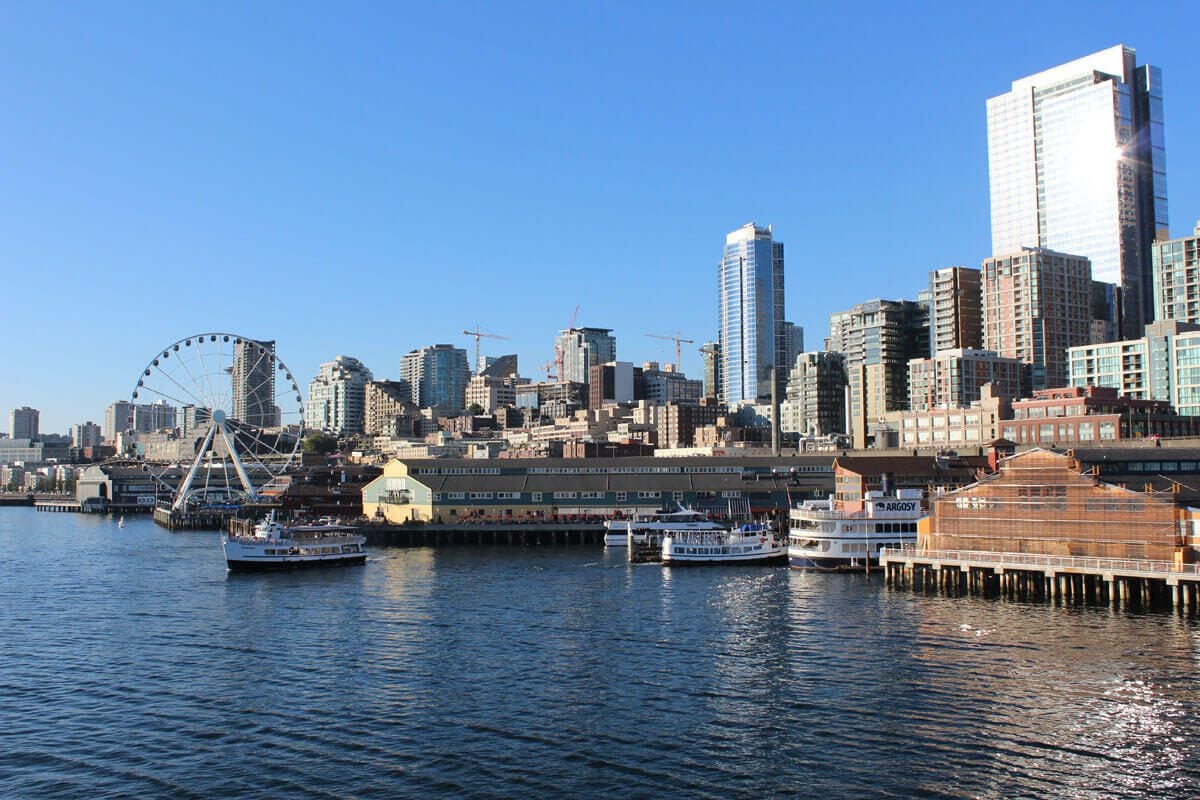 Seattle's Port View from the Ferry