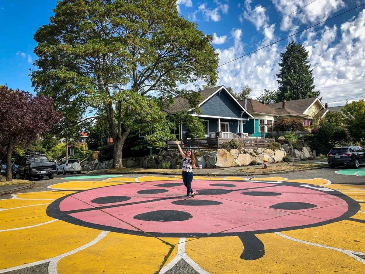 Cute street in the Wallingford neighborhood of Seattle!