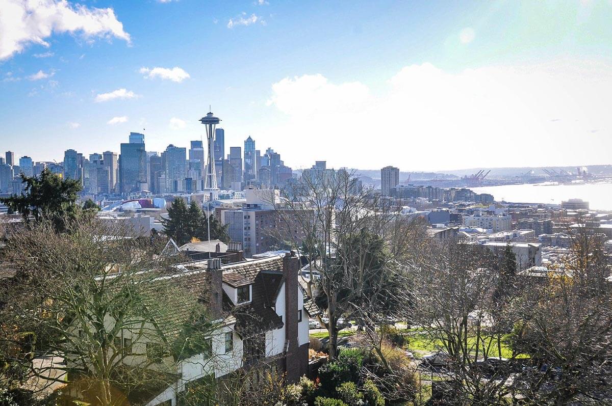 Where to Stay in Seattle | Queen Anne neighborhood; Kerry Park Viewpoint