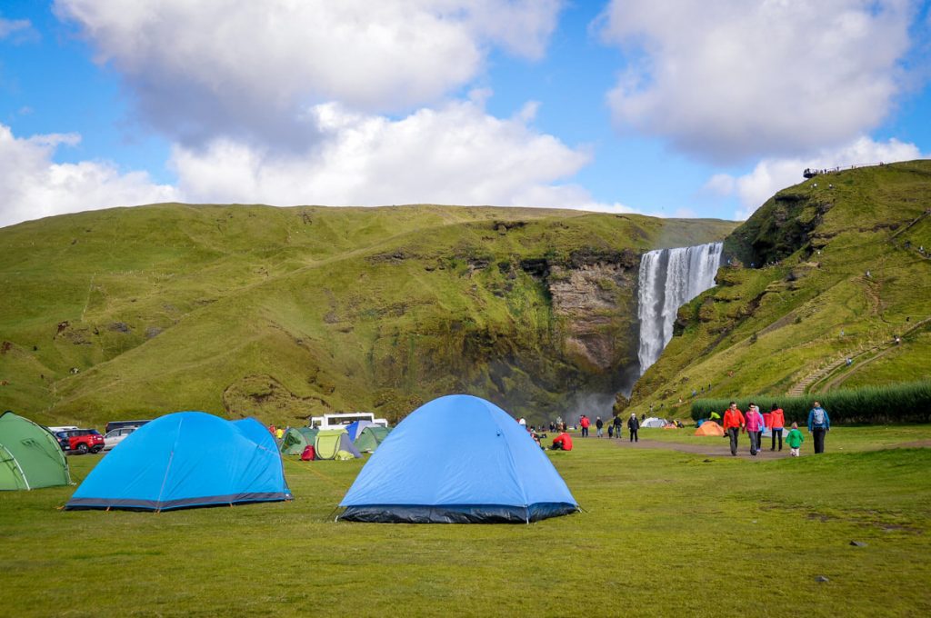 Skogar Campground Iceland