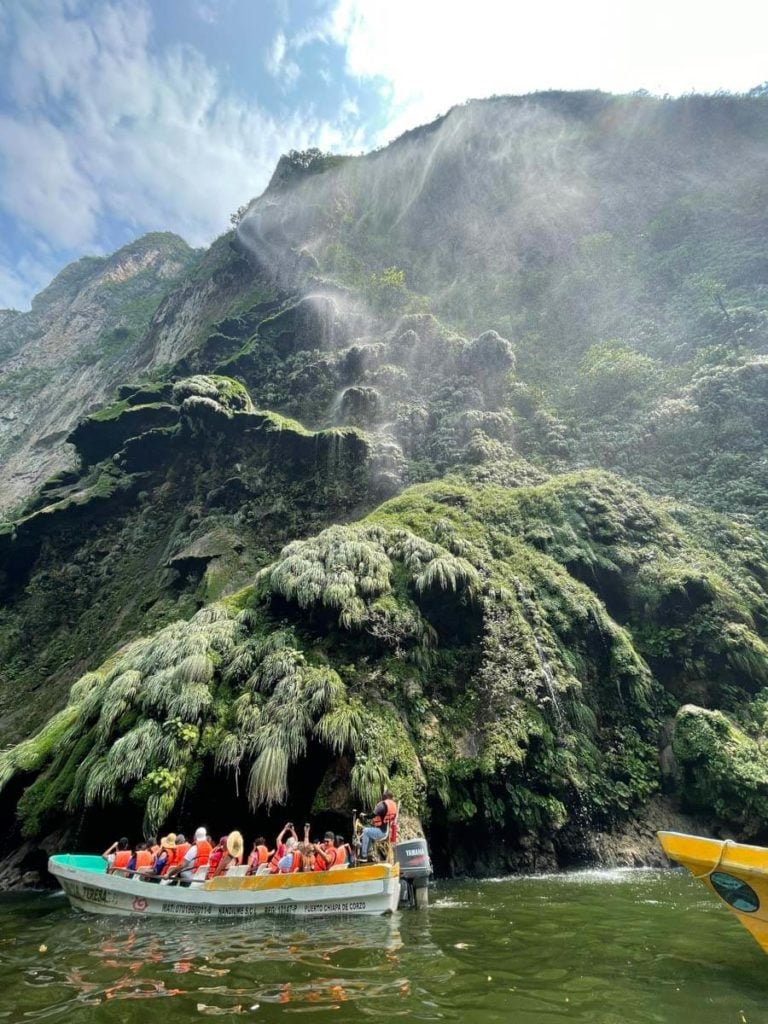 Waterfall in Sumidero Canyon