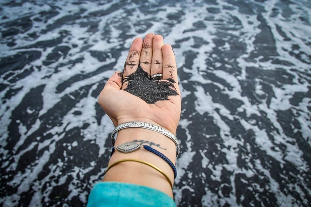 Black sand beach Iceland