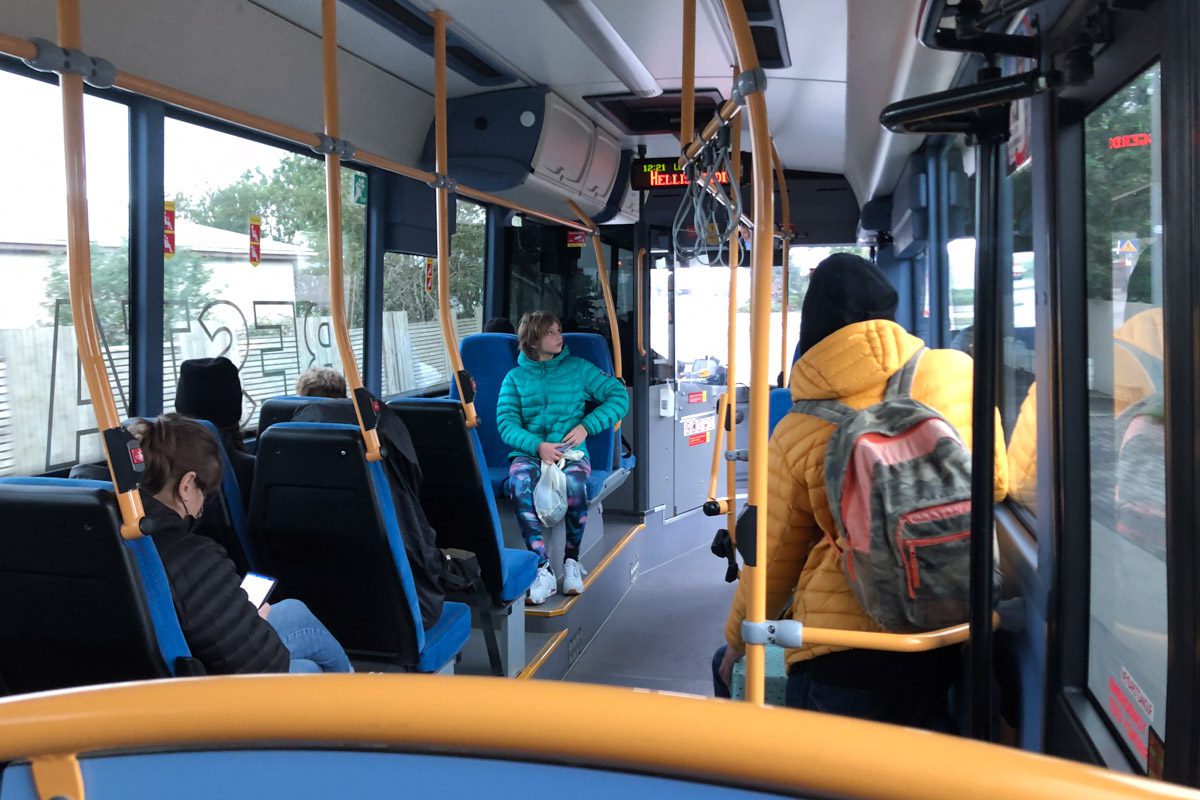 Bus Reykjavik Iceland