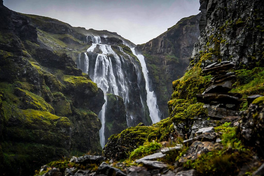 Glymur waterfall Iceland