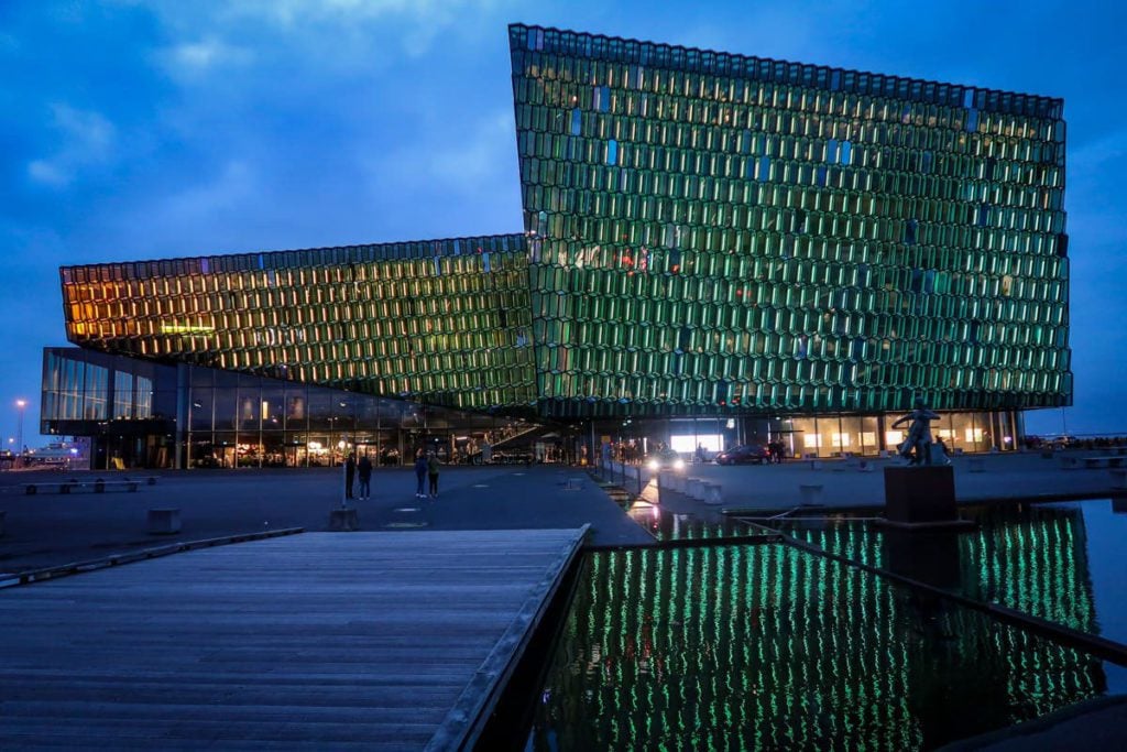 Harpa Concert Hall in Reykjavik