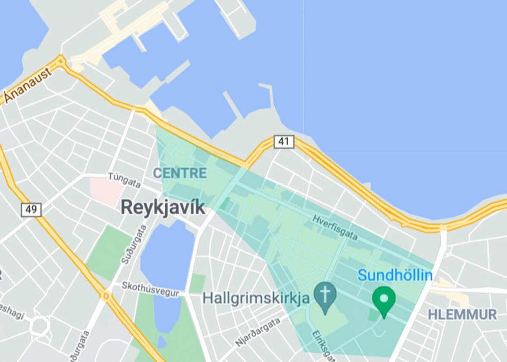 Reykjavik Map