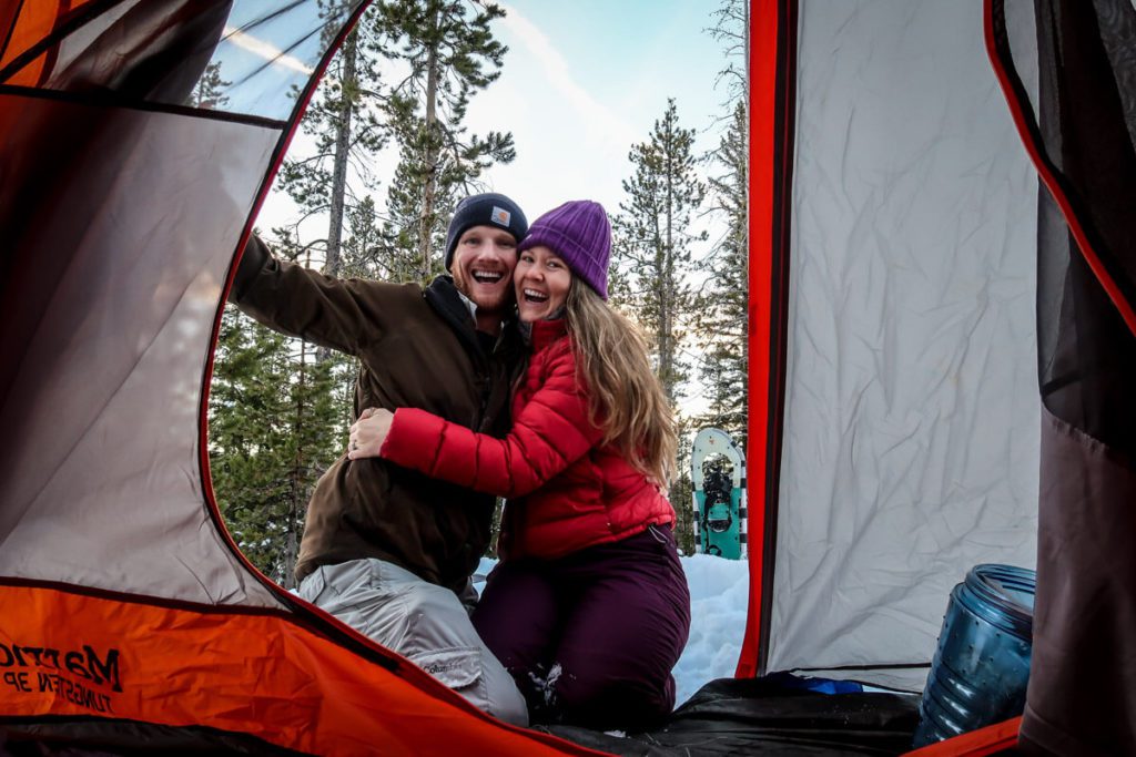 Winter camping