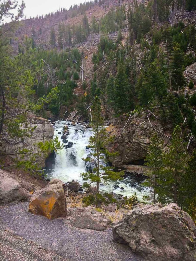 Firehole Falls Yellowstone