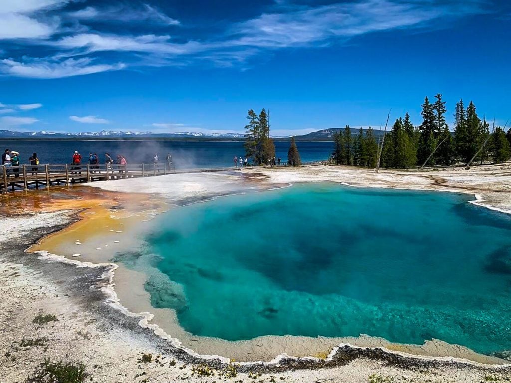 West Thumb Geyser Basin Yellowstone