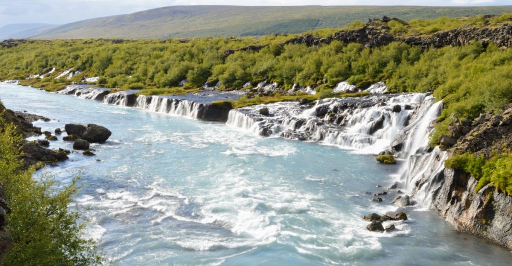 Barnafoss falls Iceland