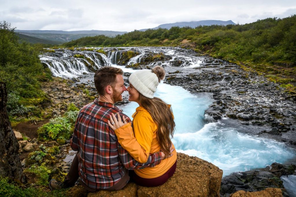 Brúarfoss Waterfall Iceland
