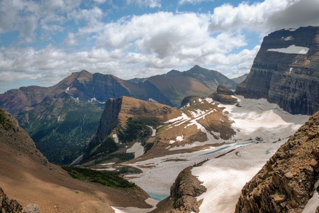 Grinnell Glacier in Glacier National Park