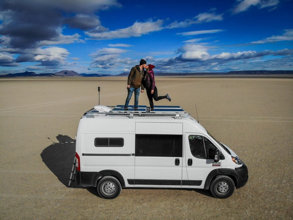 Campervan Alvord Desert