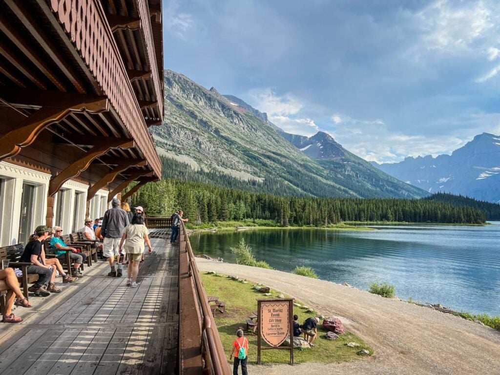 Many Glacier Lodge Glacier National Park