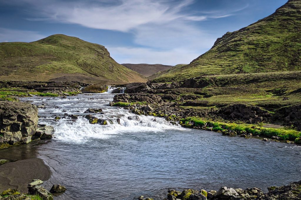 Laugavegur Stream Iceland