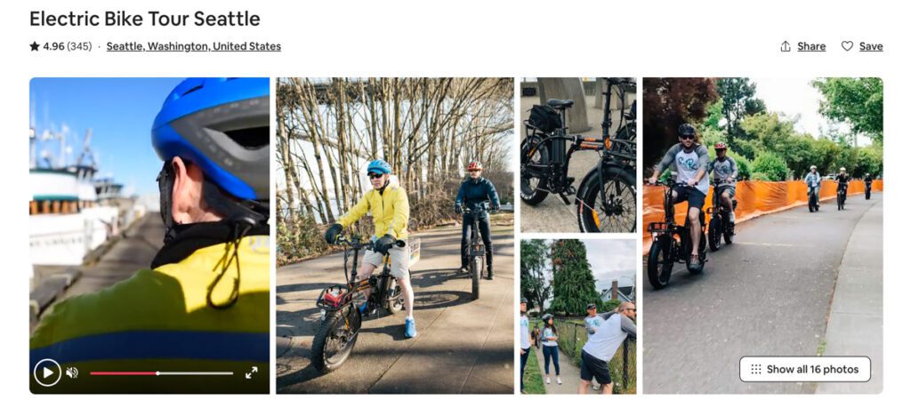 e-bike tour Things to do in Seattle Airbnb Experiences