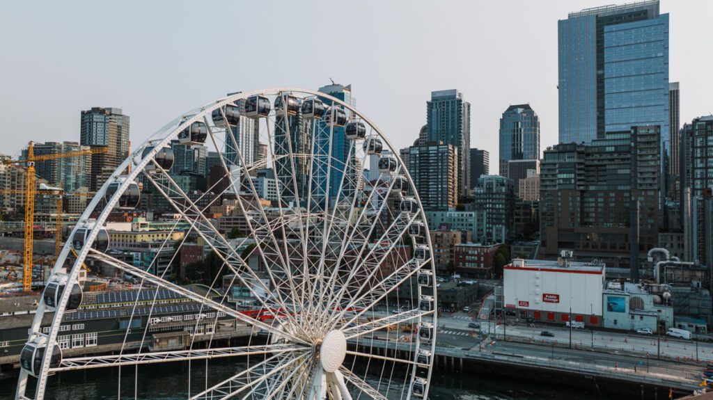 Seattle Great Wheel Things to do in Seattle STOCK-U