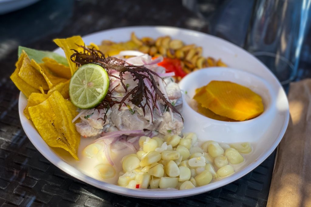 Ceviche in Peru