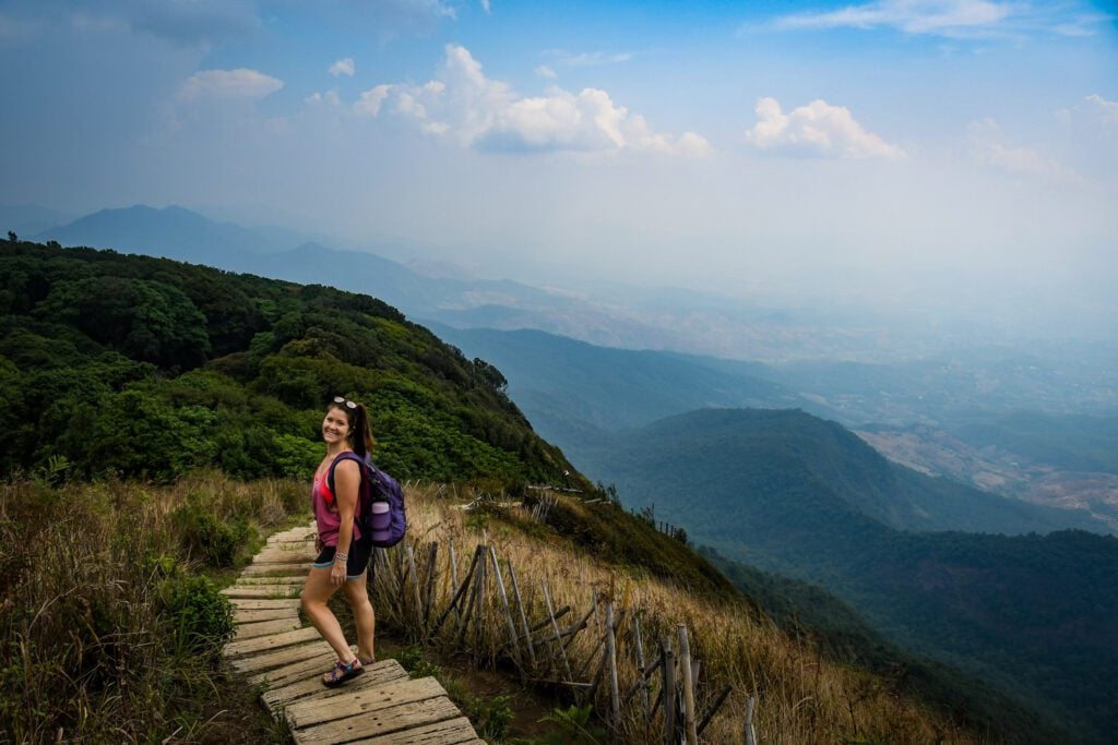 hiking in Thailand 