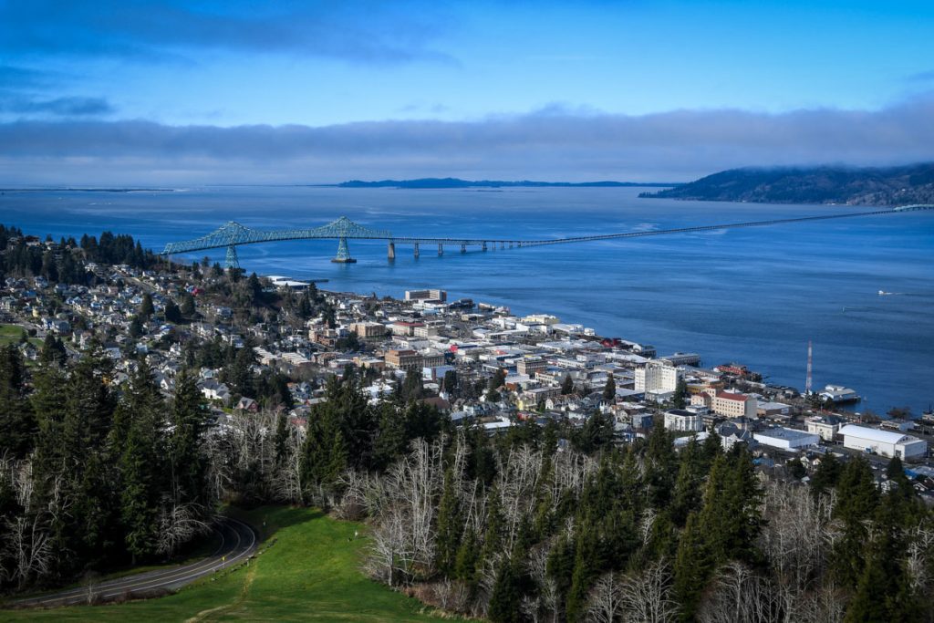 Astoria Oregon viewpoint