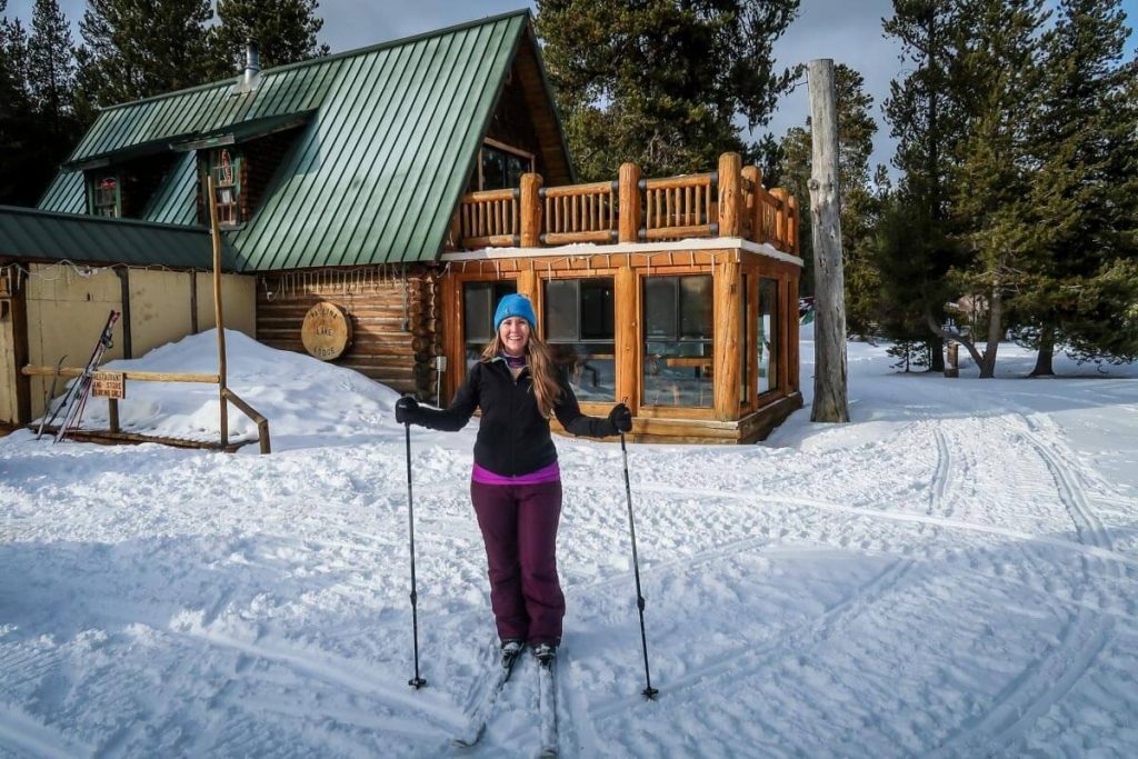 XC Skiing Paulina Lake Lodge Oregon