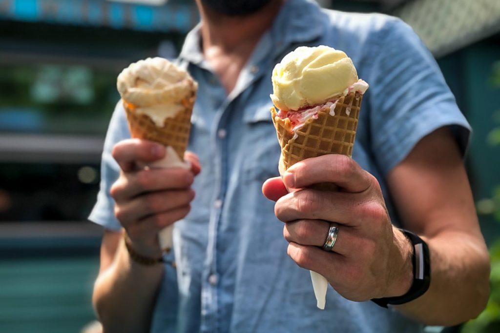 Ice cream in Hood River