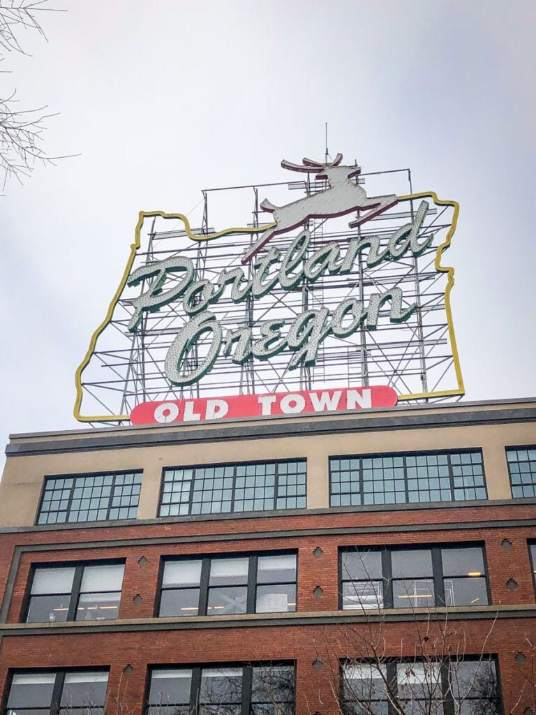 White Stag Sign | Things to do in Portland Oregon