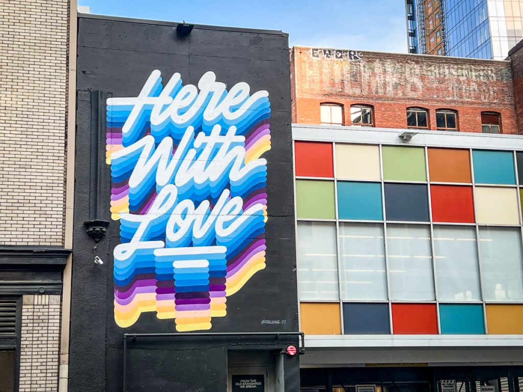Here With Love Street Art | Things to do in Portland