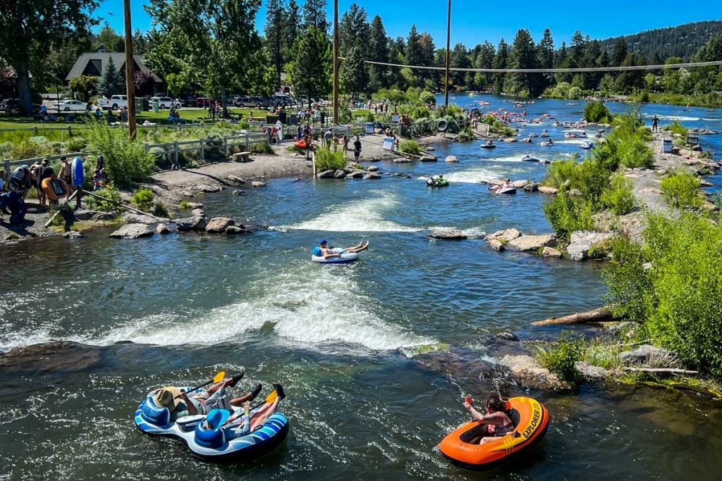 Floating the Deschutes River Bend Oregon