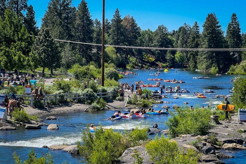 Floating the Deschutes River Bend Oregon