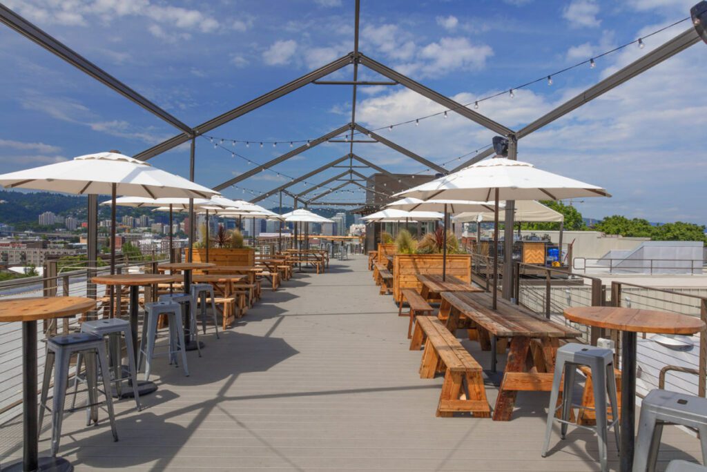 Roof Deck at Revolution Hall | Things to do in Portland Oregon