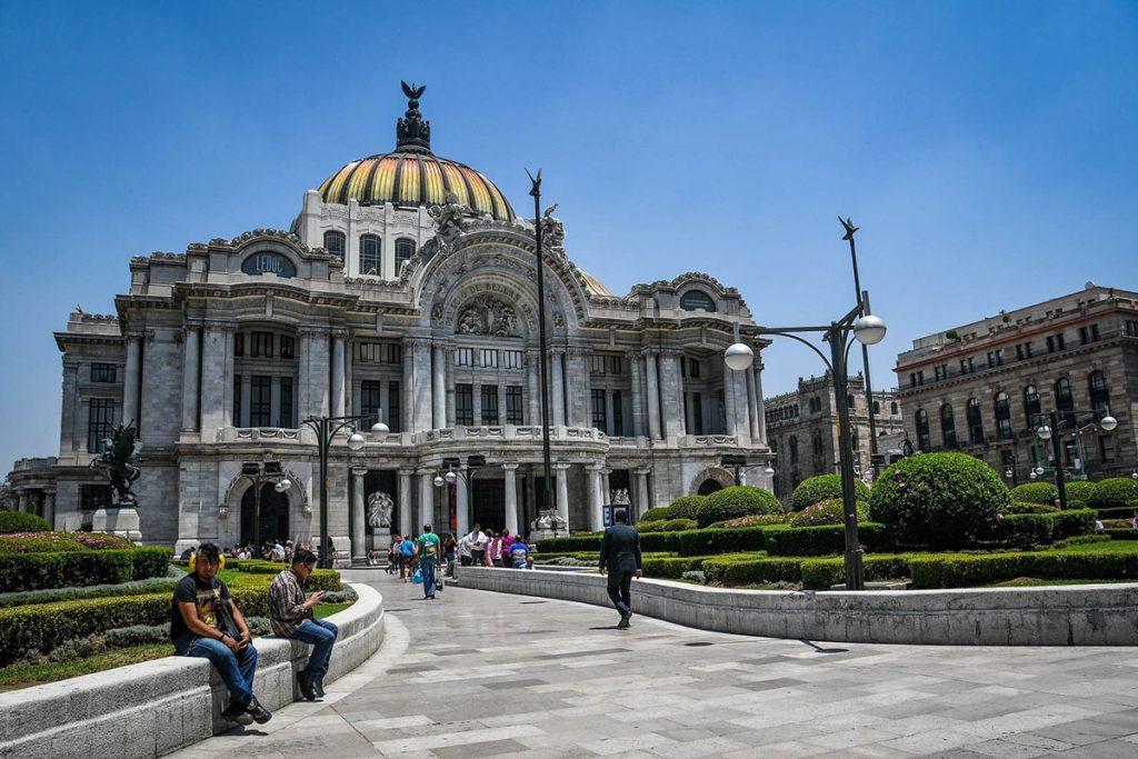 The Fine Arts Palace (Palacio Bellas Artes) Mexico City