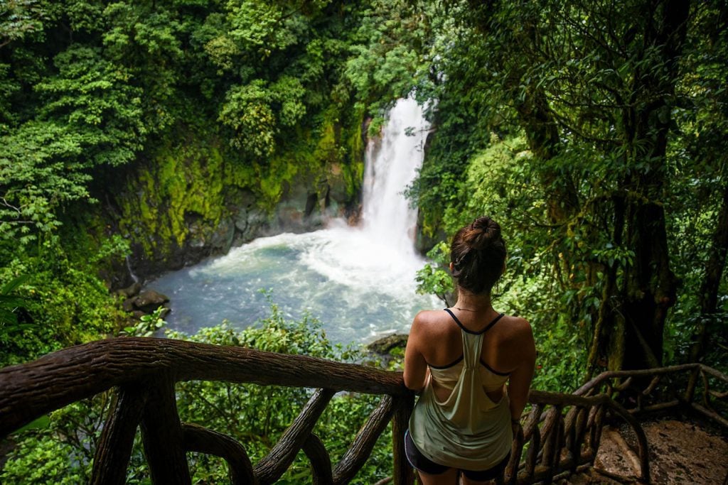 waterfall in Costa Rica