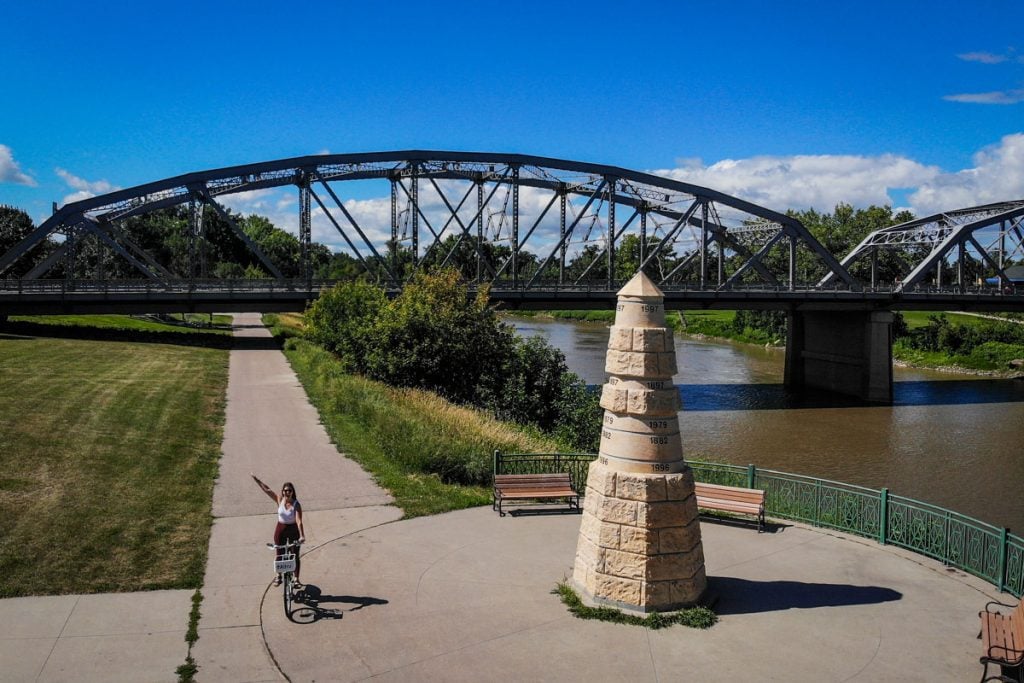 biking the Greenway Grand Forks, ND