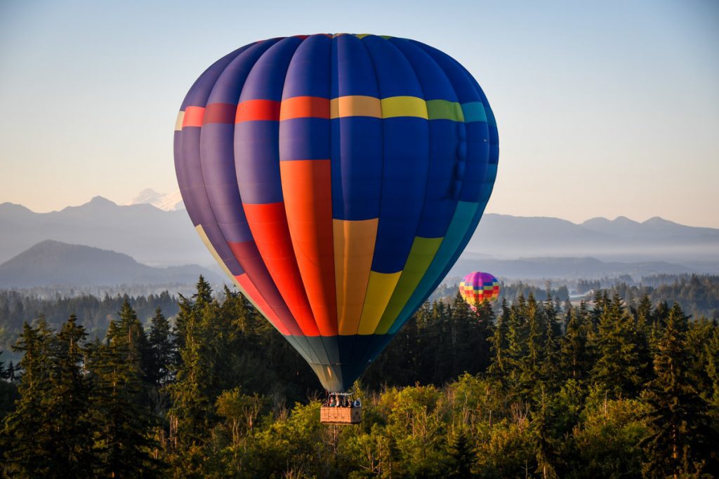 Seattle hot air balloon | the flight