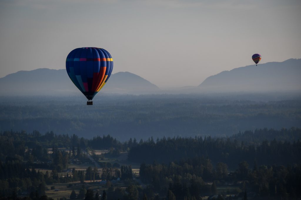 Seattle hot air balloon | the flight