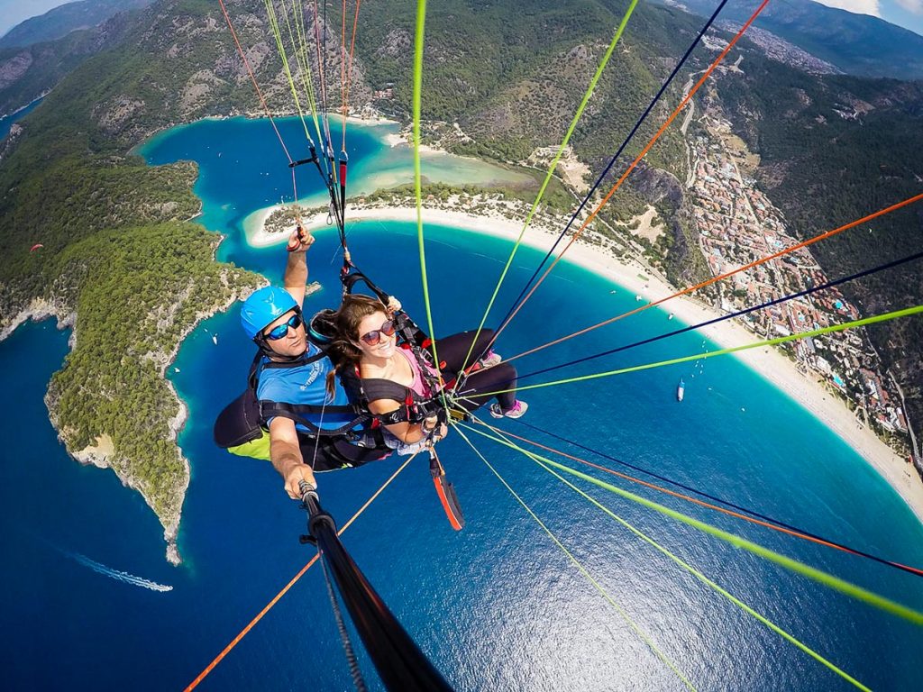Paragliding over Oludeniz Turkey