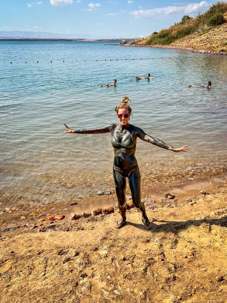 Dead Sea Jordan mud bath