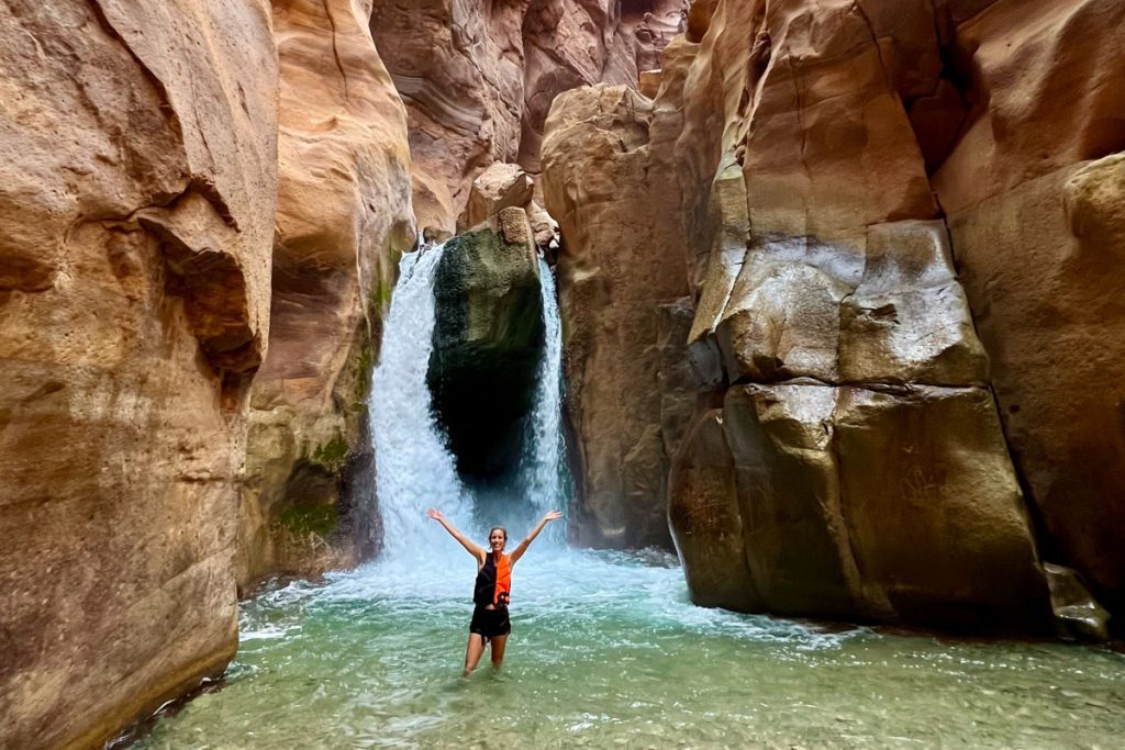 Wadi Mujib Canyon hike Jordan