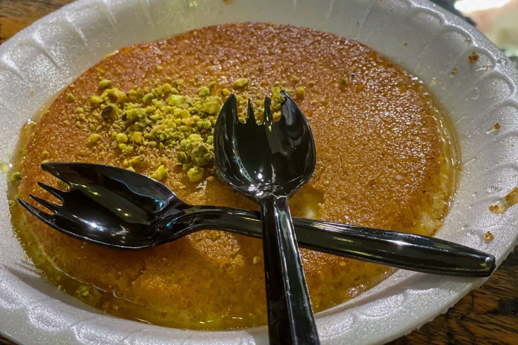 Kanafeh dessert Jordan