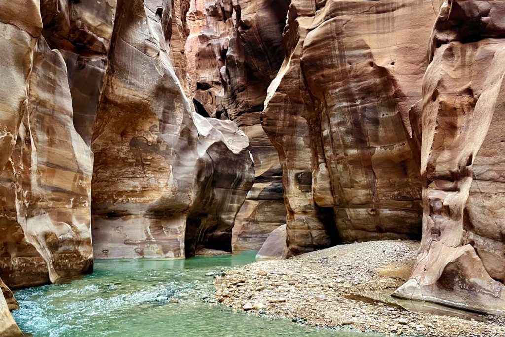 Wadi Mujib Canyon hike Jordan