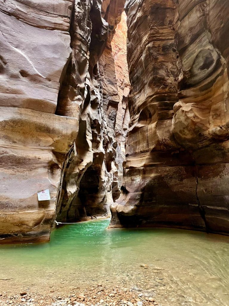 Wadi Mujib Canyon hike Jordan