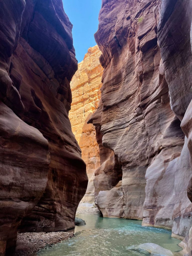 Wadi Mujib Canyon hike Jordan