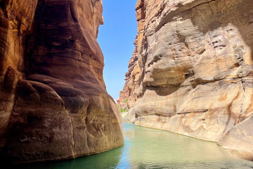 Wadi Mujib Canyon hike Jordan