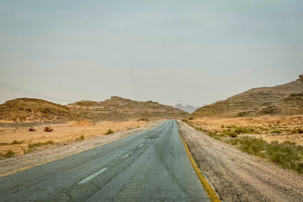 Driving in Jordan