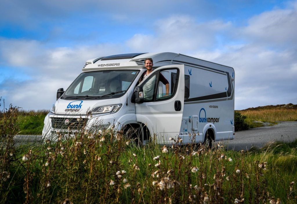 Campervan Hire Scotland and Flowers