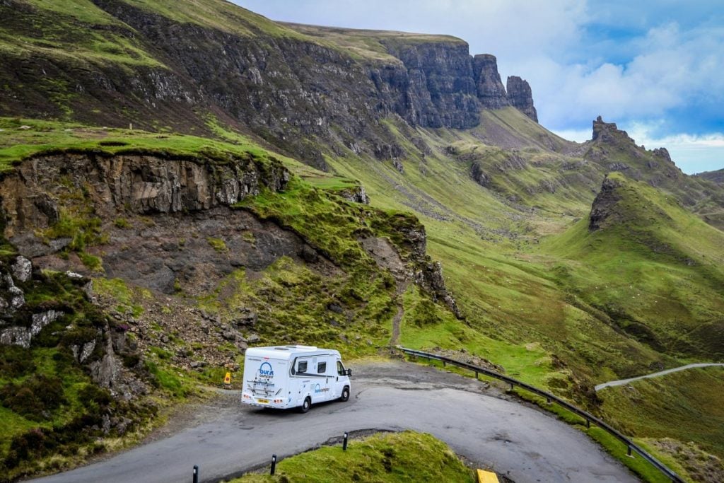 travel scotland by campervan