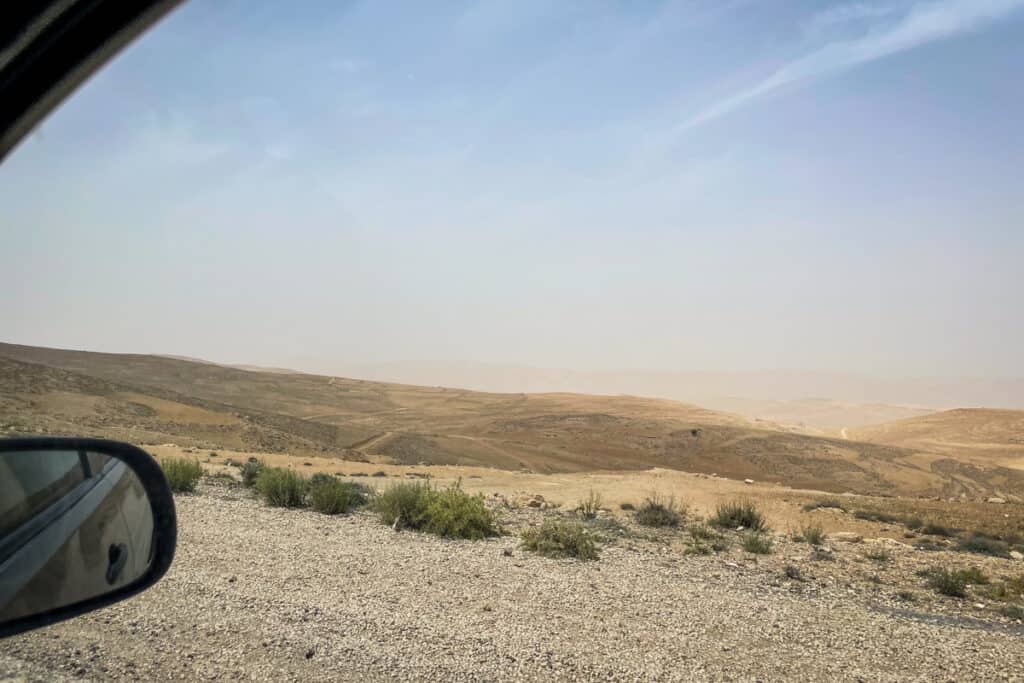 Driving in Jordan 