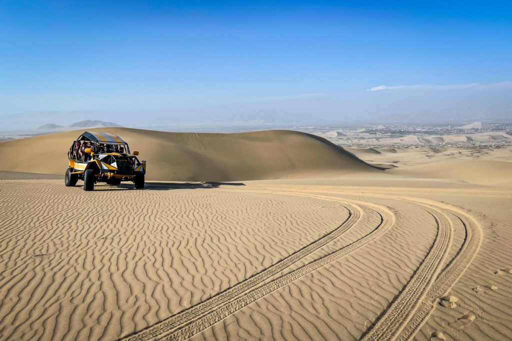 Dune buggy in Huacachina Peru